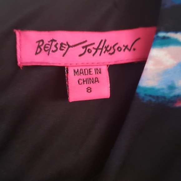 Betsey Johnson Print Stretch Midi Dress - Picture 5 of 5